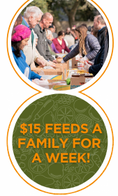 $15 feeds an entire family for a week!